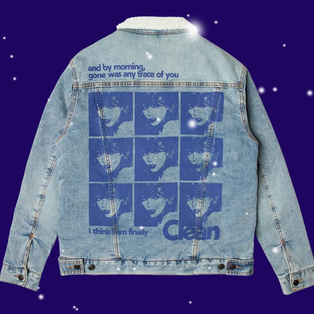 Taylor Swift 1989 (Taylor’s Version) Clean Denim Jacket M, Limited Edition